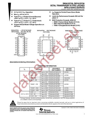 SN74LV573ADGVRG4 datasheet  